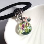 Hester's garden 薄桃色 ヘアゴム