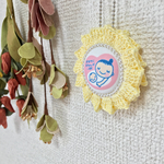 手編みのマタニティロゼット ＊   金糸雀 7