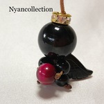 ★Nyancollection福袋★ 天然石ストラップ ♡エンジェル♡ ピンクタイガーアイ