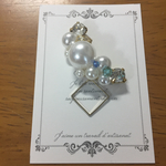 プリンセス仕様のイヤーカフ♡スクエア