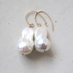  14KGF　large drop baroque pearl pierce[kgf0215]