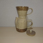 ドット&ボーダーのコーヒードリッパーセット