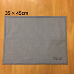 送料無料！再販☆ デニムがカッコイイ！リバーシブル大きめランチョンマット☆  34×45cm