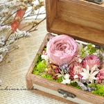 ✣母の日におすすめ✣trunk box flower ～パステルカラー～