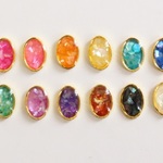 オーバルシェルピアス/イヤリング