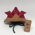 受注生産□ヌメ革□折り紙deカブト□名入れ