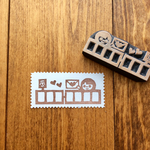 【s様 ご予約品】郵便番号枠はんこ★おかっぱちゃん