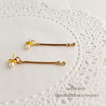全品￥300▹▸春におすすめ✩°｡⋆3way!!1粒パールのゴールドピアス