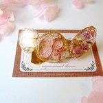 桜色のバレッタ