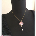 ✳︎揺れる♪桜ネックレス🌸