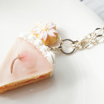 桜ケーキ バッグチャーム