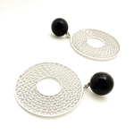 Mesh Circle ピアス(送料無料)