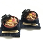hand made ミニチュア ドールハウス 牛丼