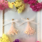 かすみ草花束イヤリング/ピアス