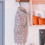 北欧柄グレーエプロン（ワンタッチ）