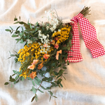 【Sale】*ミモザと春花のブーケ〜スワッグにも*