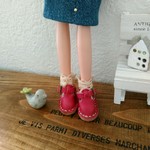 『HALU 』サボ・シューズ 　ローズピンク