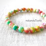 キャンディジェイド6mm*ブレスレット パワーストーン No.25