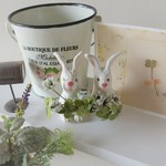 little＊rabbit｛シロツメクサ｝オブジェ