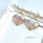 虹色の海と貝殻ﾋﾟｱｽ