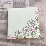 ★再販1★寄書きにも使える！アコーディオン式ミニフォトアルバム  桜