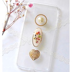 ★全機種対応★お花畑のheartスマホケース