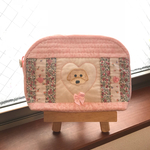 トイプードルの刺繍ポーチ