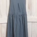 リネンエプロンワンピース