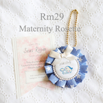 【Rm29】Denim Maternity Rosette