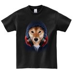 半袖Tシャツ 【柴犬・ヒップホップ・ラッパー】 by FOX REPUBLIC