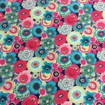 海外　ファブリック　Stof France 　花柄　フラワー　生地　布