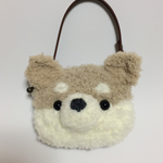 柴犬ちゃんミニポーチ持ち手付き🐶