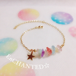 star drop☆カラフルブレスレット