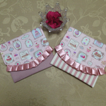【受注制作品】【再販15】女の子用　移動ポケット ティッシュケース(ピンクスイーツ)