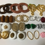 アクセサリー パーツ ゴールド アンティーク調 資材セット