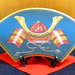 nom様ご予約品★端午の節句★武者扇(赤兜）