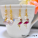 ＊シェルピアス/フラミンゴピアス＊