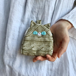 小さいしろねこちゃんポーチ