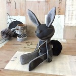 送料無料*　monotone rabbit　(no.67)
