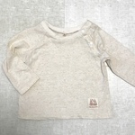 長袖Tシャツ ほんのりオレンジ ベビー80サイズ