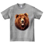 半袖Tシャツ 【グリズリーベア・クマ・熊】 by FOX REPUBLIC