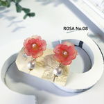 [MR-002np]ミニミニ薔薇のノンホールイヤリング