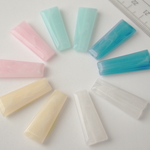 New!１０個★マーブルカラーFakestone　プレートビーズ