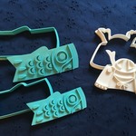鯉のぼりと兜　3点セット　クッキー型/クッキーカッター