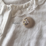 刺繍ブローチ