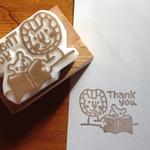 ライオン親子のThank you はんこ