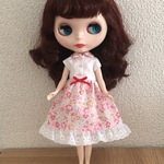 22センチドール 春風のワンピース ピンク