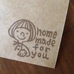 home made for you女の子はんこ