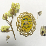 黄色のお花リング