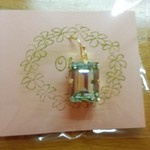 ☆a様オーダー品☆カーキしずくビジューのフープピアス♡スワロ